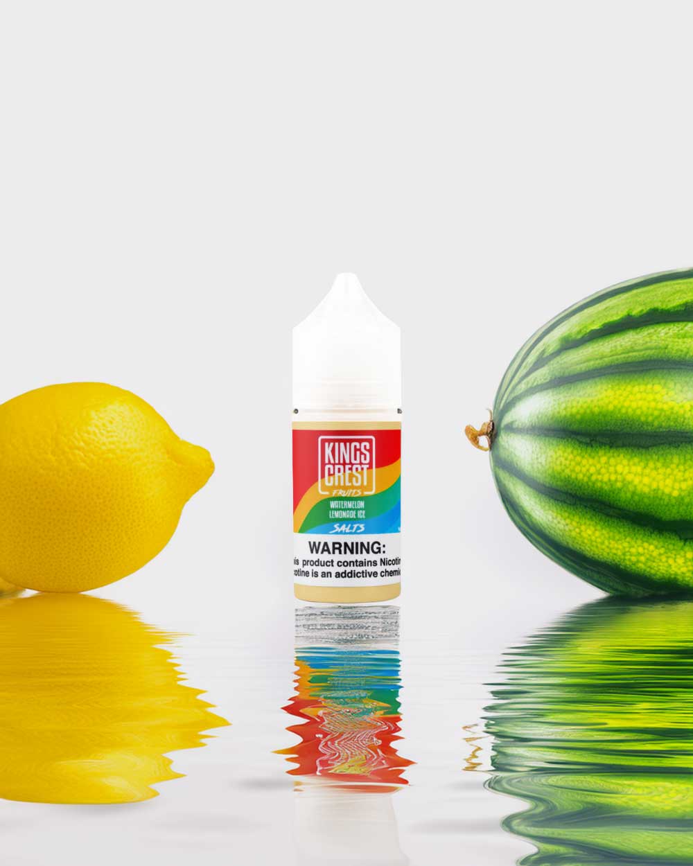 Kings Crest Fruits - Nic Salt - Watermelon Lemonade Ice / 35mg - Vapeando Ando vape shop
