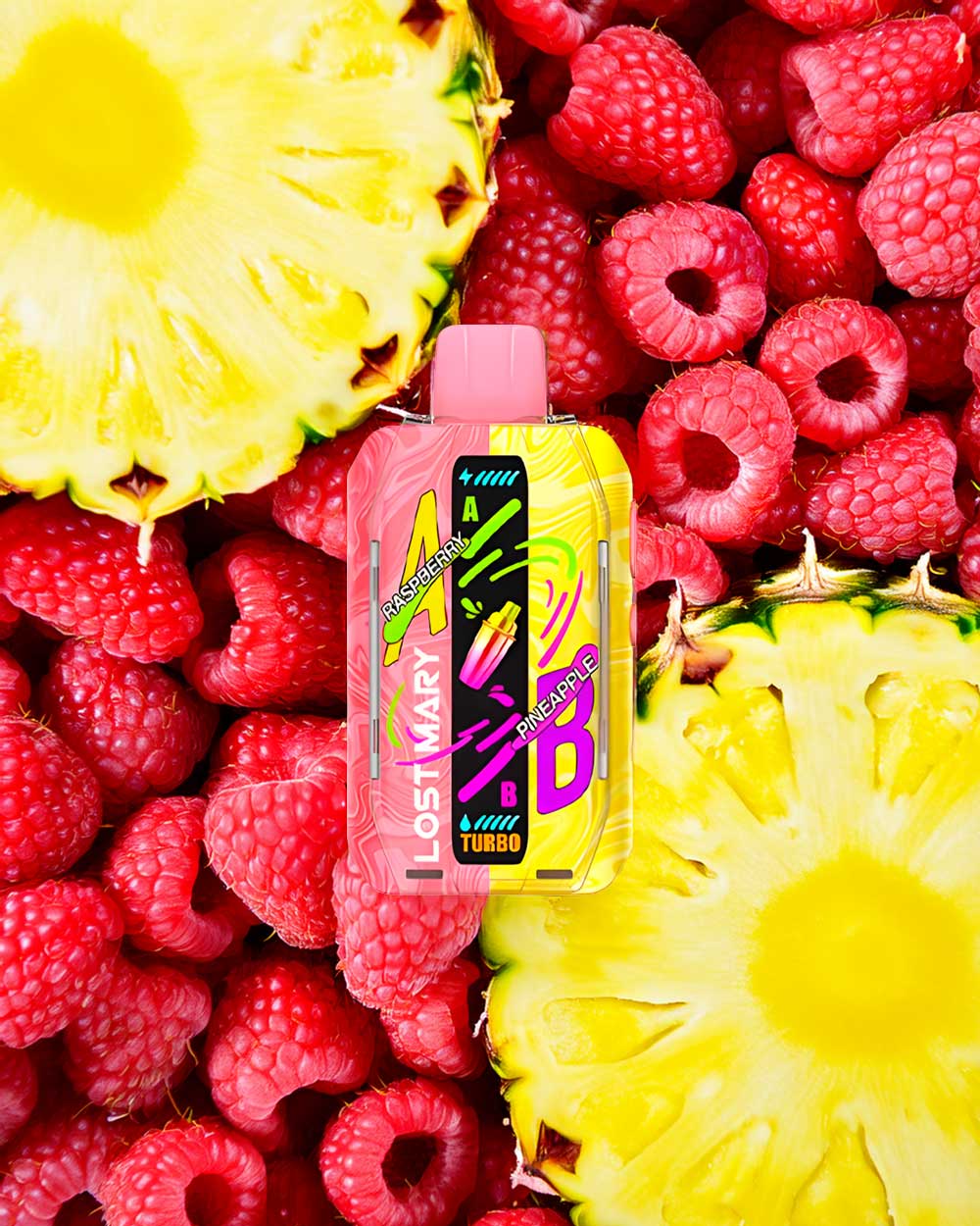 Lost Mary Mixer+ 30000 - Red Raspberry / Strawberry - Vapeando Ando vape shop