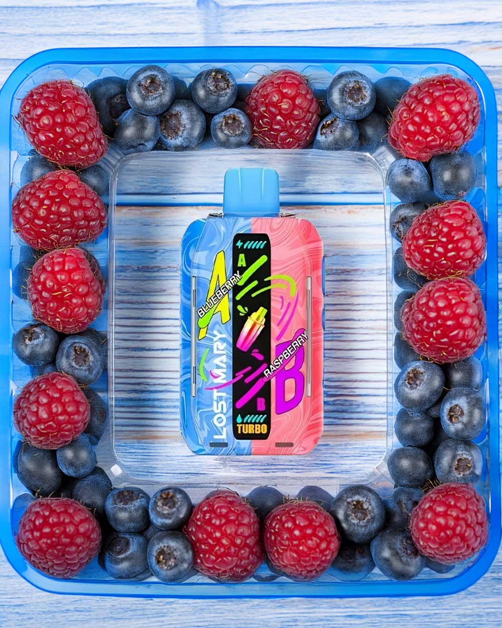 Lost Mary Mixer+ 30000 - Blue Razz Ice - Vapeando Ando vape shop