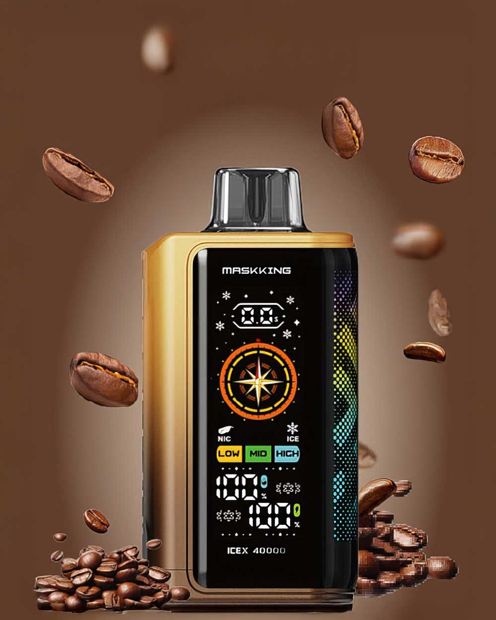 Maskking Ice X 40000 - Expresso Velvet - Vapeando Ando vape shop