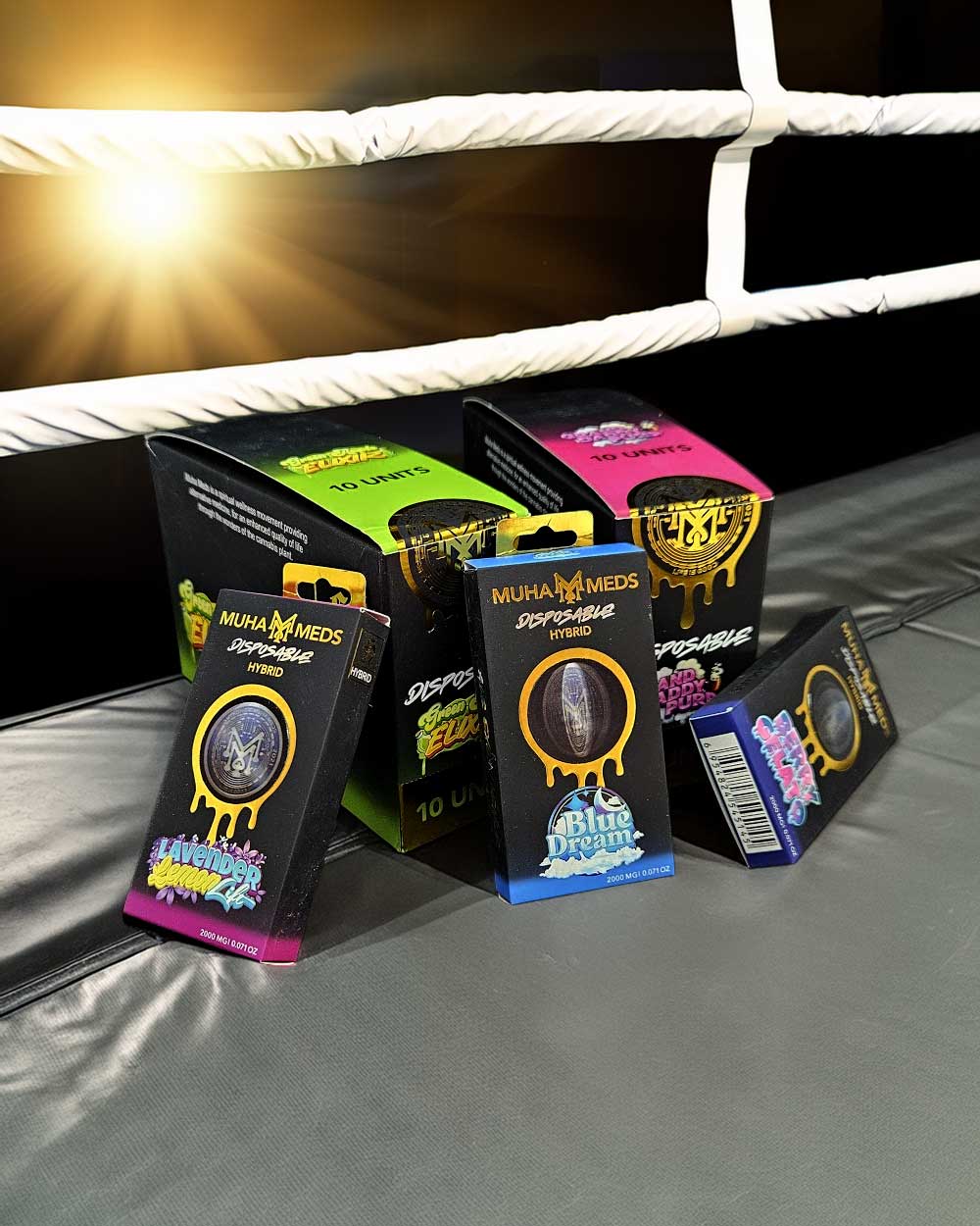 Muha Meds 2g Nuevos sabores - Berry Gelato - Hybrid - Vapeando Ando vape shop