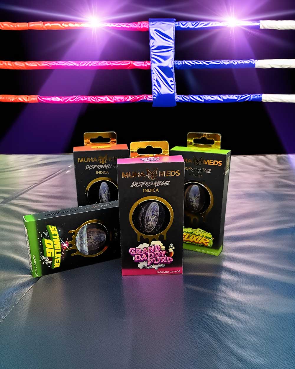 Muha Meds 2g Nuevos sabores - Berry Gelato - Hybrid - Vapeando Ando vape shop