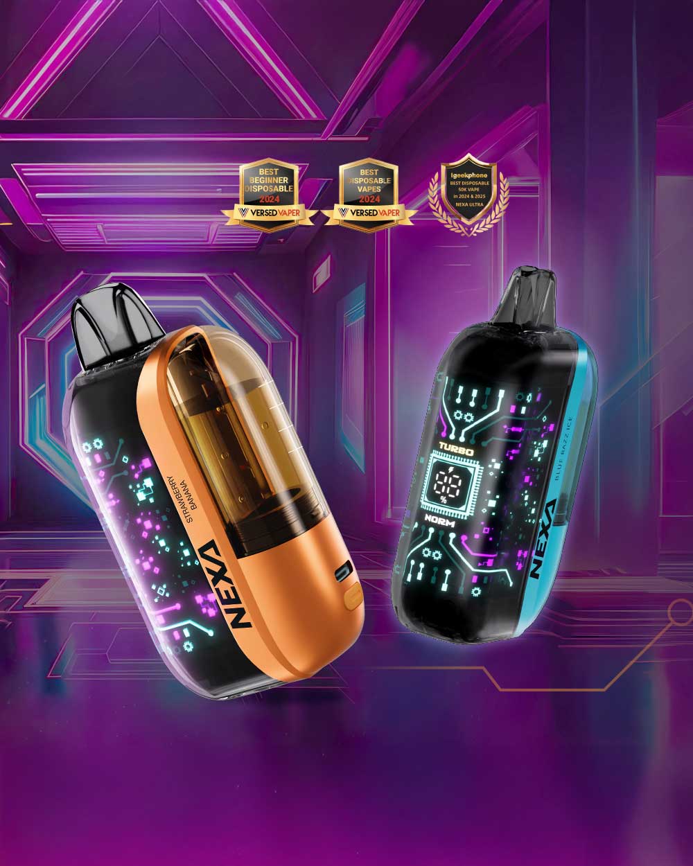 Nexa Ultra 40000 - Blue Razz Ice - Vapeando Ando vape shop