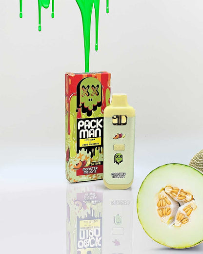 Packman 2g live resin+ liquid diamonds - Monster Melonz - Sativa - Vapeando Ando vape shop