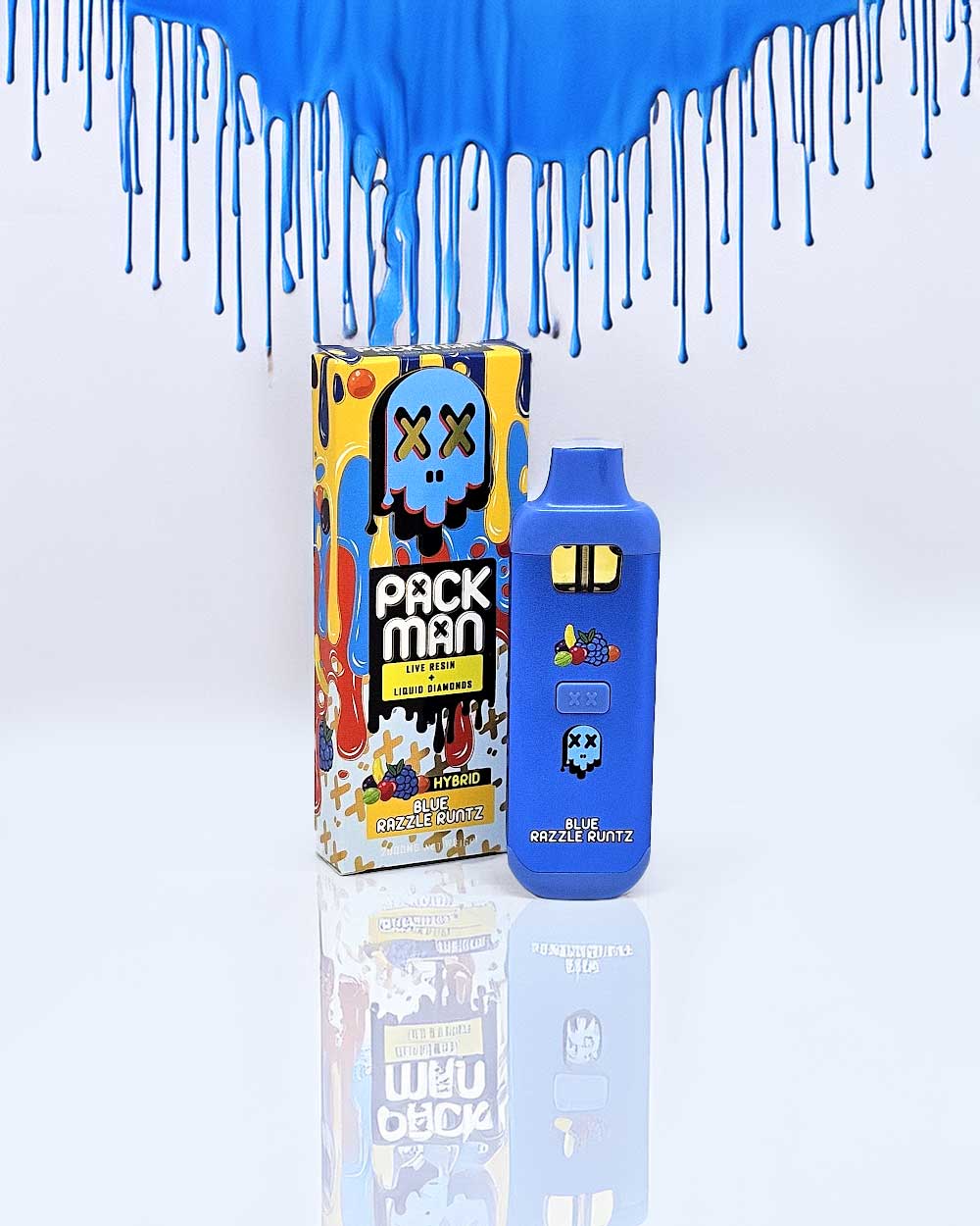 Packman 2g live resin+ liquid diamonds - Seasonal Berries - Hybrid - Vapeando Ando vape shop
