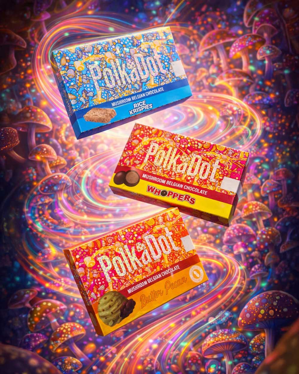 Polkadot chocolate infusionado