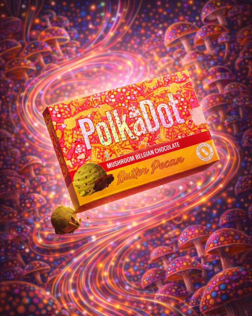 Polkadot chocolate infusionado