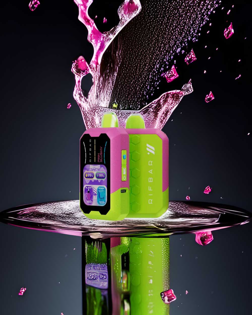 Rifbar MixPro 40000 Control de frescura - Pink Slushy - Vapeando Ando vape shop