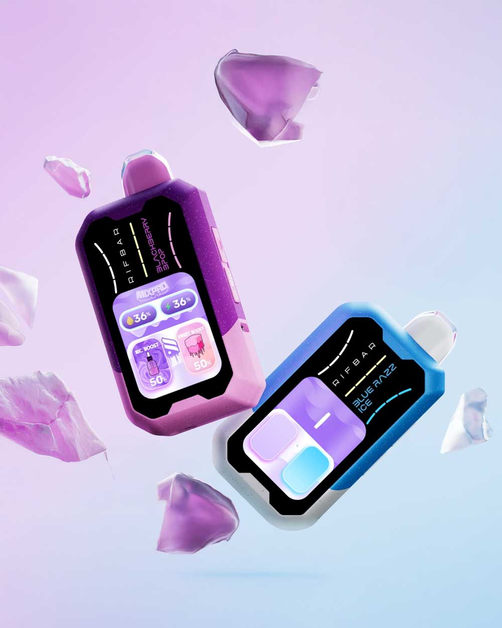 Rifbar MixPro 40000 Control de dulzura - Triple Berry Ice - Vapeando Ando vape shop