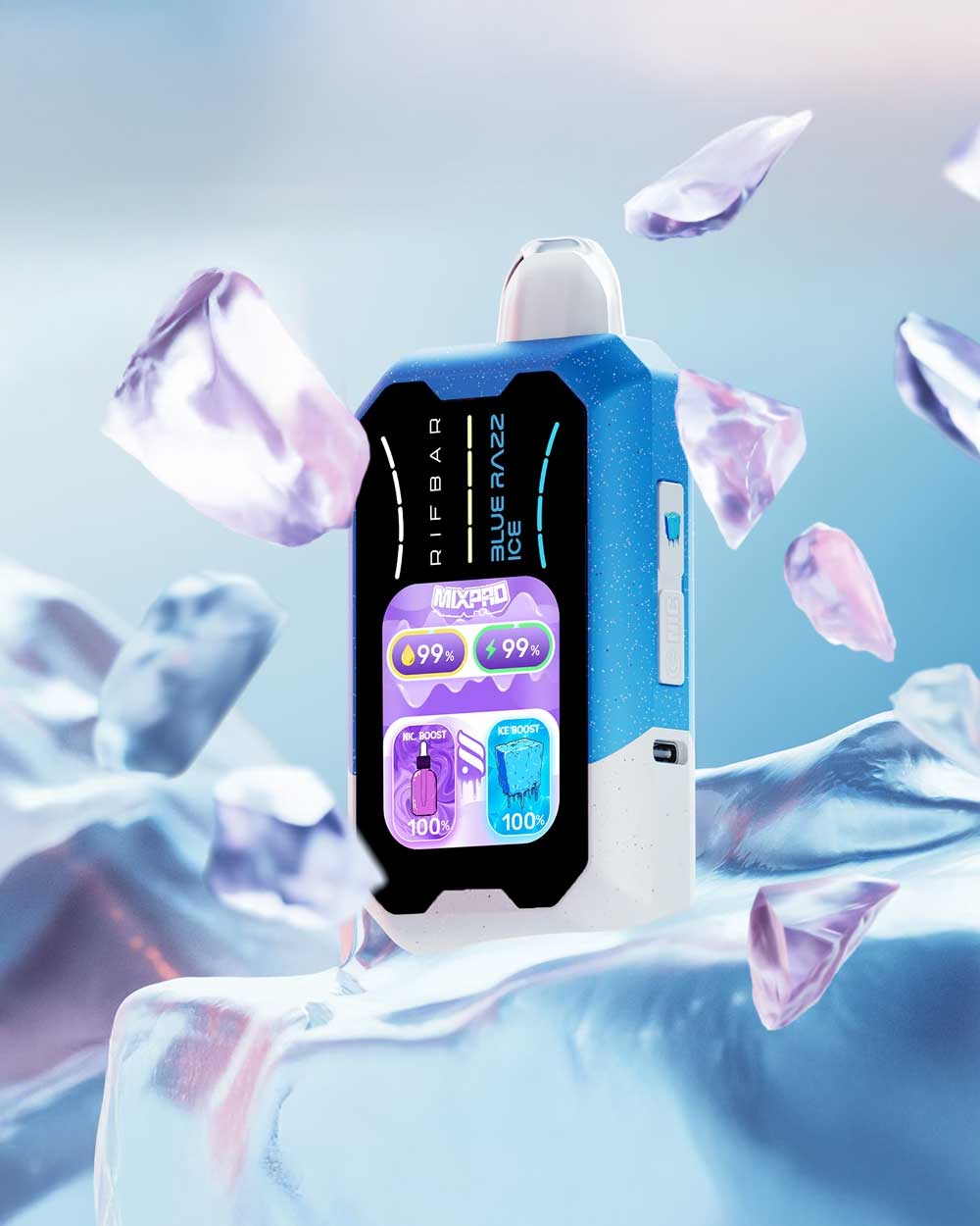 Rifbar MixPro 40000 Control de frescura - Blue Razz Ice - Vapeando Ando vape shop