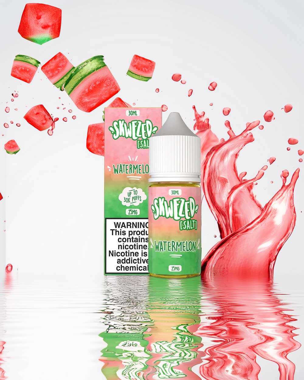 Skwezed - Nic Salt - Watermelon - Frozen / 25mg - Vapeando Ando vape shop