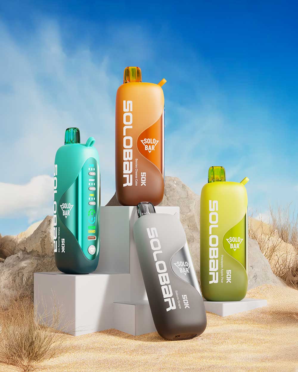 Solobar 50K - Berries Cheese Cake - Vapeando Ando vape shop