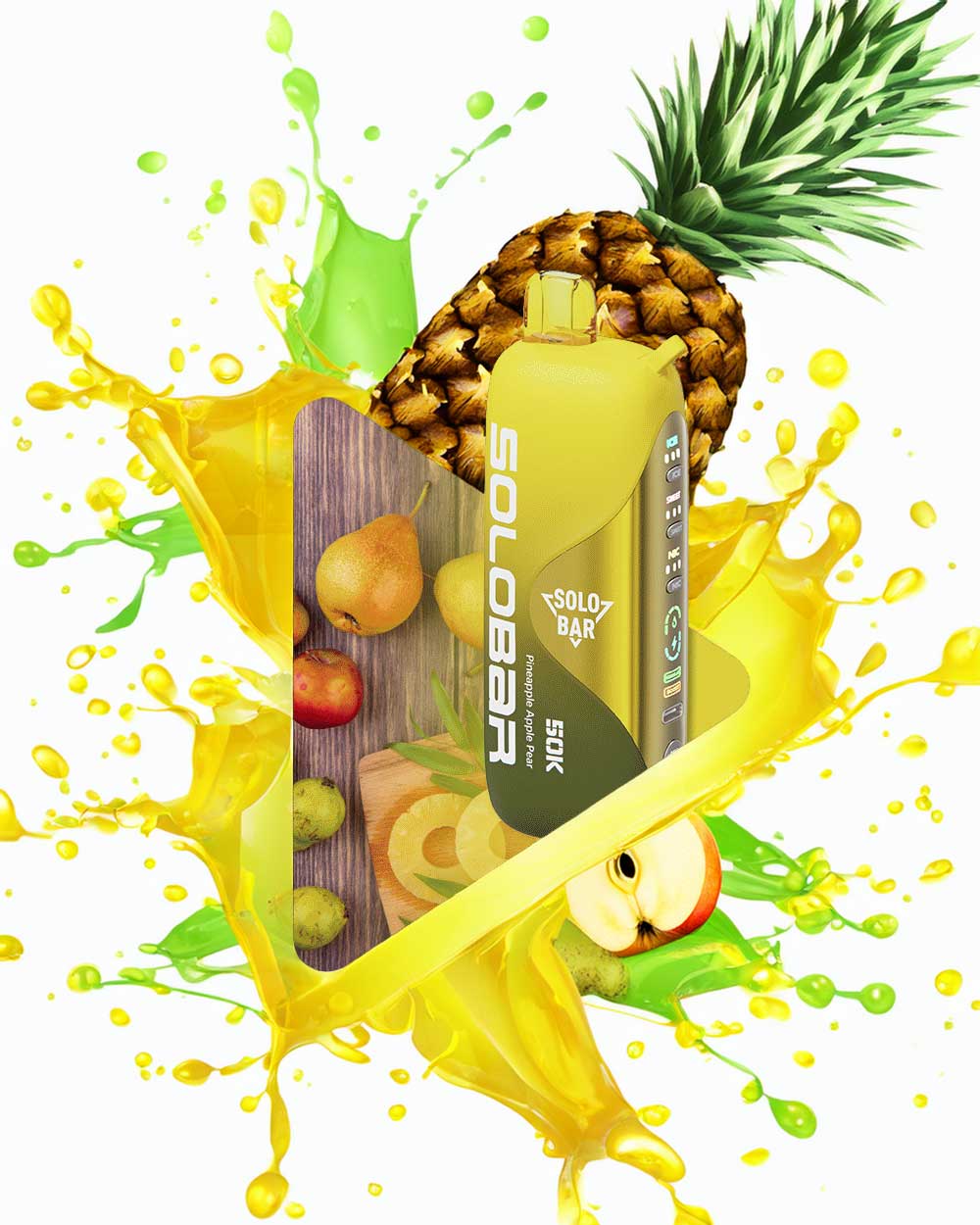 Solobar 50K - Pineapple Apple Pear - Vapeando Ando vape shop