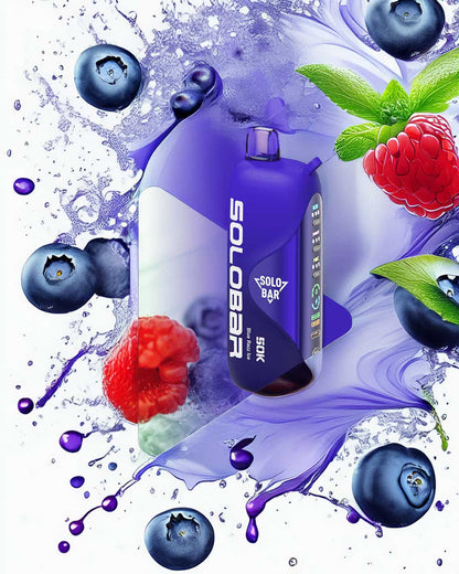 Solobar 50K - Blue Razz Ice - Vapeando Ando vape shop