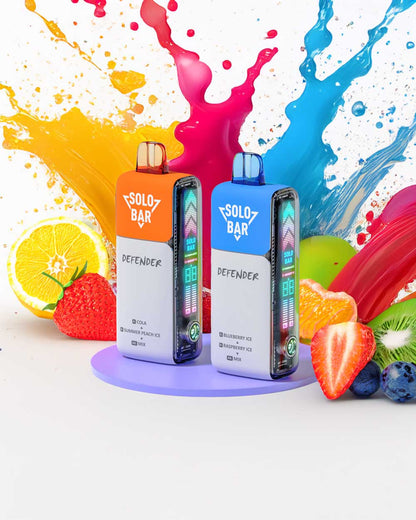 Solobar Defender 40K - Watermelon Ice / Peach Mango - Vapeando Ando vape shop
