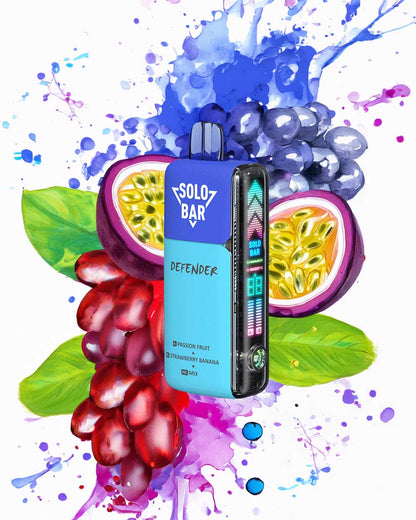 Solobar Defender 40K - Passion Fruit / Strawberry Banana - Vapeando Ando vape shop
