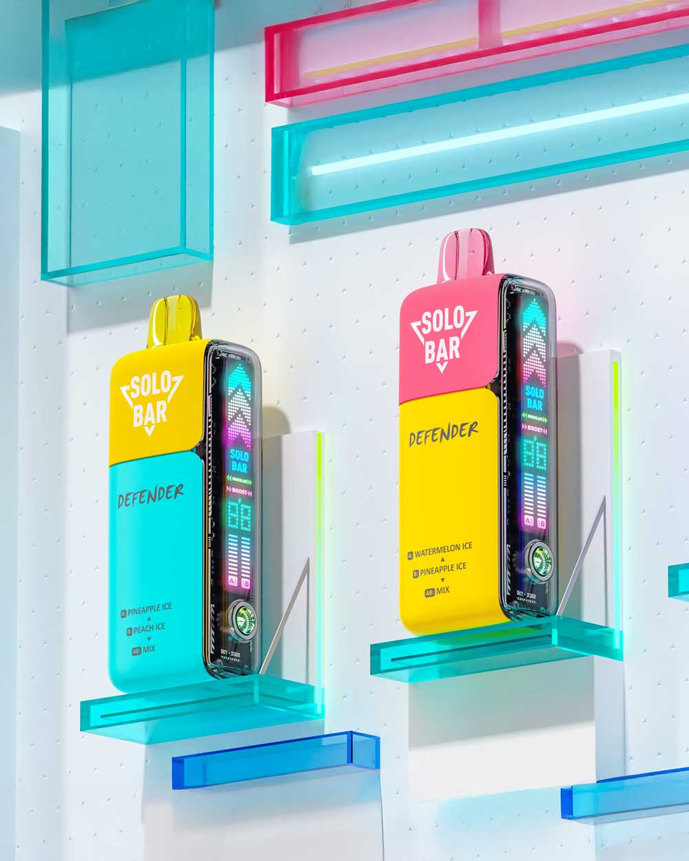 Solobar Defender 40K - Watermelon Ice / Peach Mango - Vapeando Ando vape shop