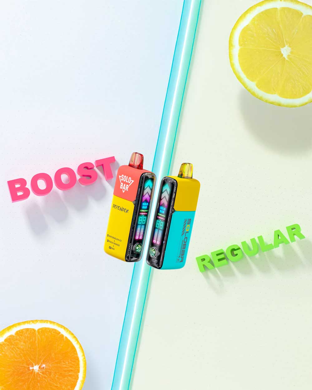 Solobar Defender 40K - Watermelon Ice / Peach Mango - Vapeando Ando vape shop