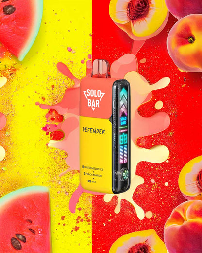 Solobar Defender 40K - Watermelon Ice / Peach Mango - Vapeando Ando vape shop