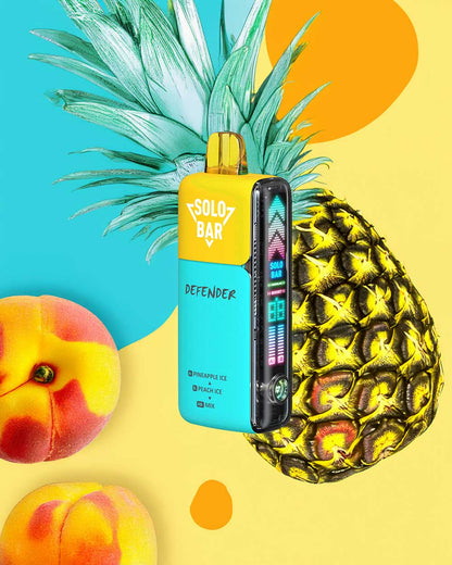 Solobar Defender 40K - Pineaple Ice / Peach Ice - Vapeando Ando vape shop