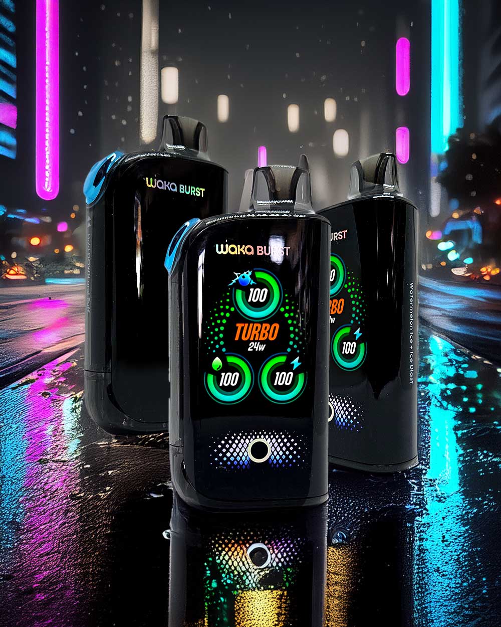 Waka Burst 36000 - Watermelon Ice - Vapeando Ando vape shop