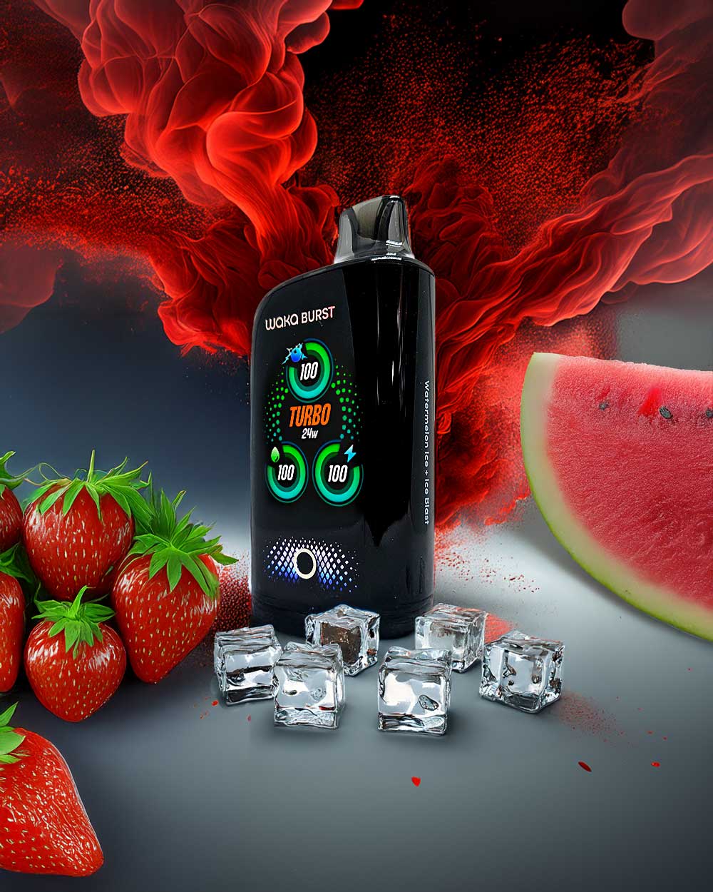 Waka Burst 36000 - Strawberry Watermelon - Vapeando Ando vape shop
