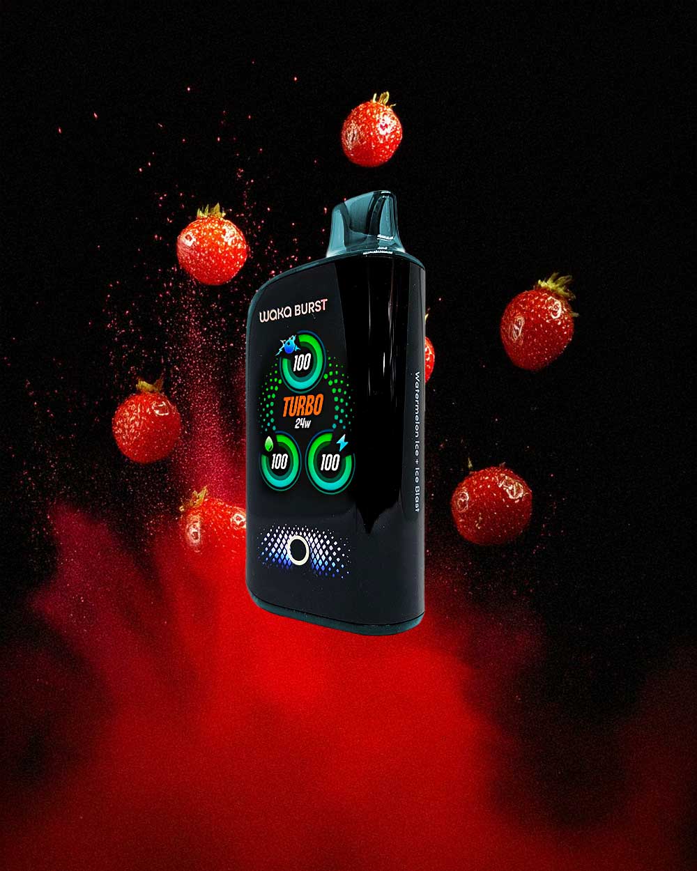 Waka Burst 36000 - Strawberry Banana - Vapeando Ando vape shop
