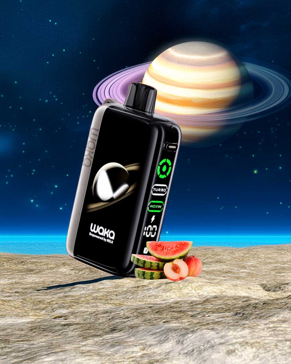 Waka Jupiter 50000 - Sour Watermelon Peach - Vapeando Ando vape shop