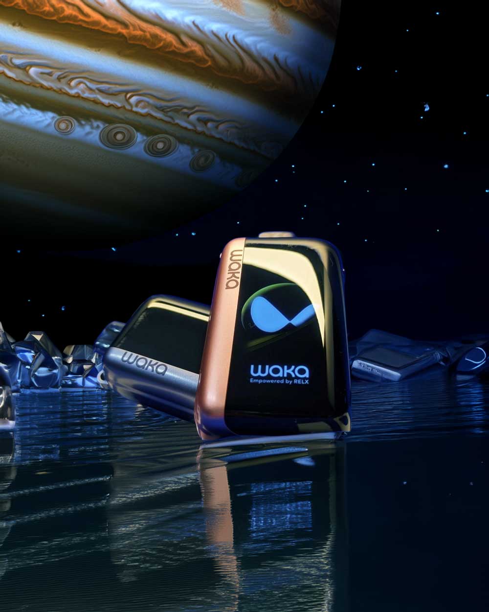 Waka Jupiter 50000 - Blueberry Raspberry - Vapeando Ando vape shop