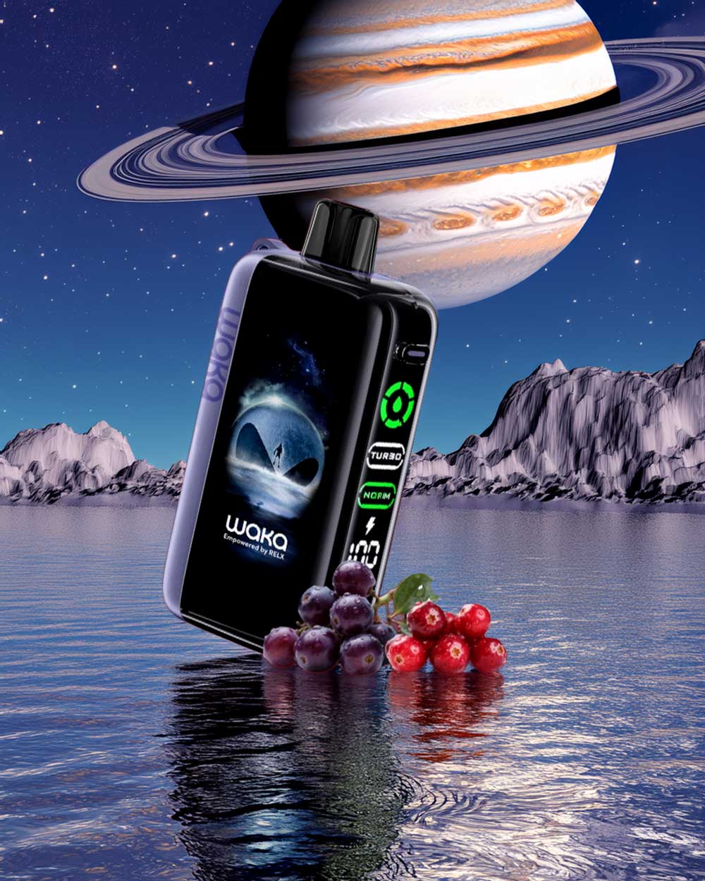 Waka Jupiter 50000 - Cranberry Grape - Vapeando Ando vape shop