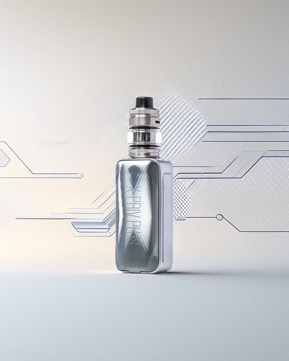 X-Priv Plus - Silver - Vapeando Ando vape shop