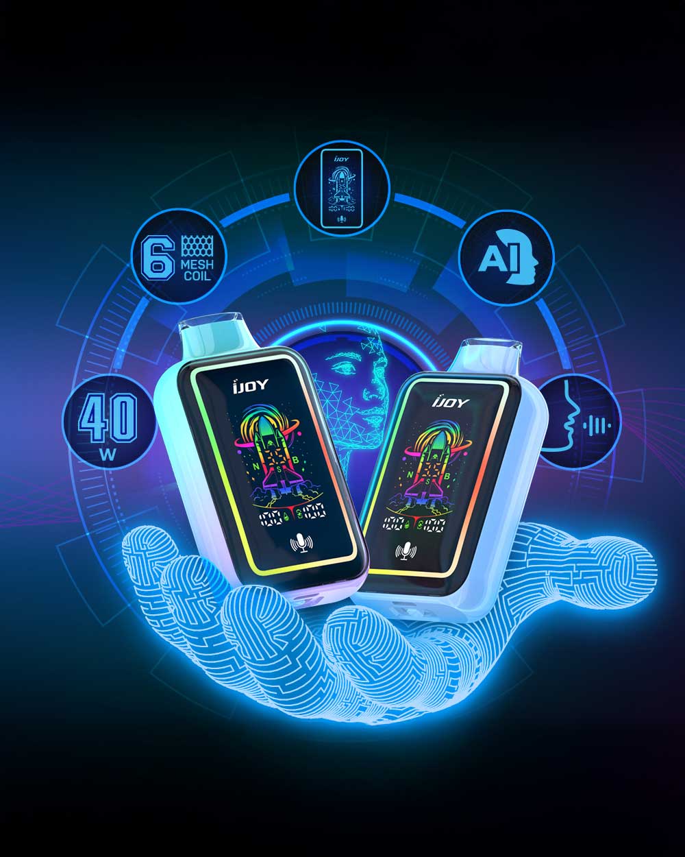 iJoy Uranus 25000 - Watermelon Ice - Vapeando Ando vape shop