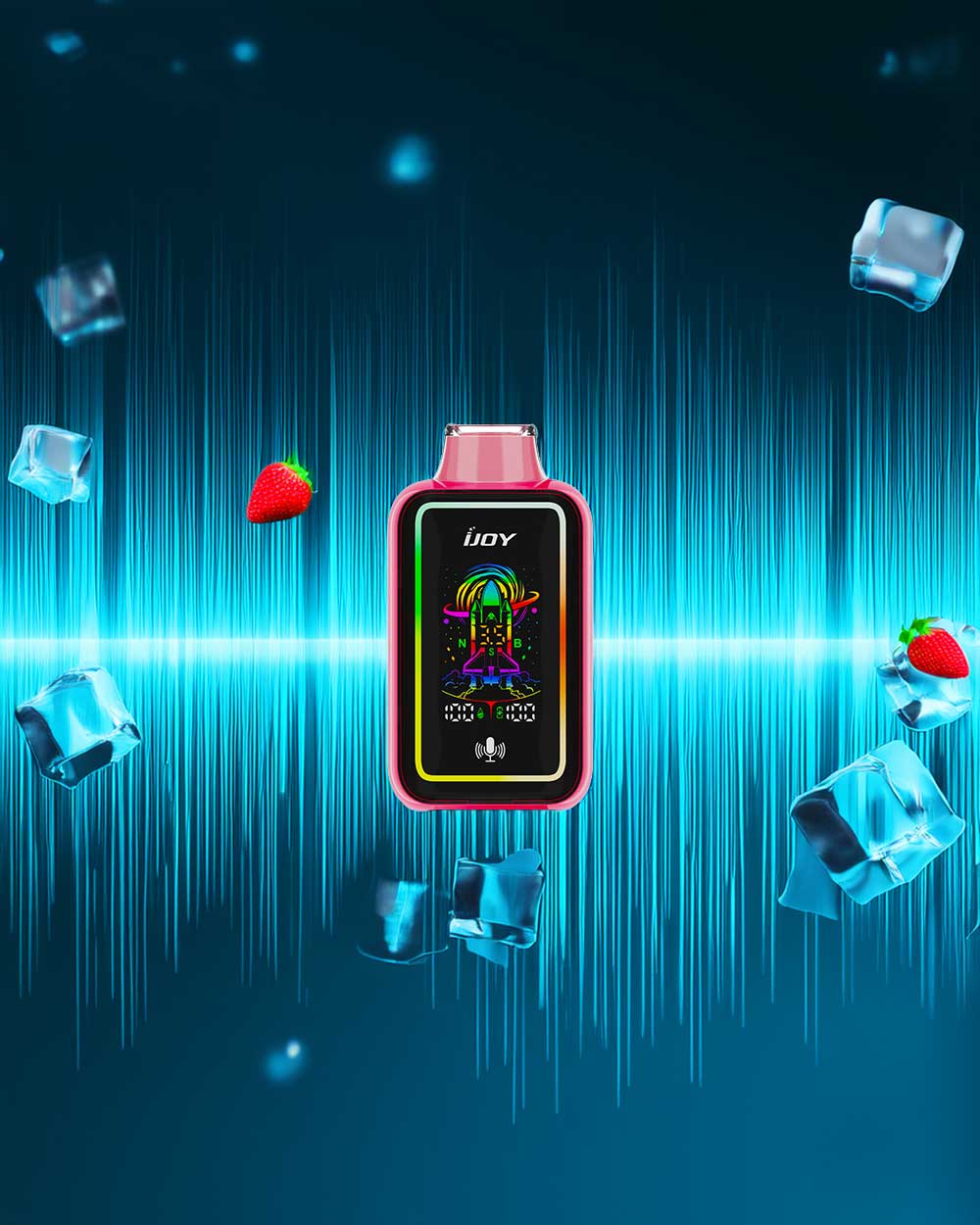 iJoy Uranus 25000 - Strawberry Ice - Vapeando Ando vape shop