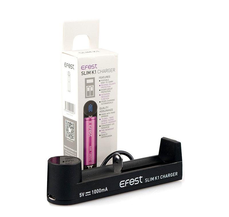 Cargador Efest Slim K1 - Default Title - Vapeando Ando vape shop